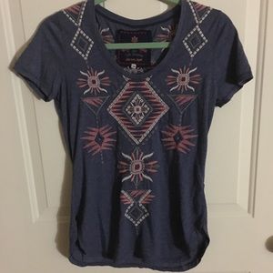 Johnny Was JWLA Embroidered Tee